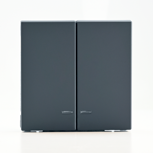 Выключатель 2-кл. ArtGallery (сх. 5а) 10AX с подсветкой механизм грифель SE GAL000753 GAL000753