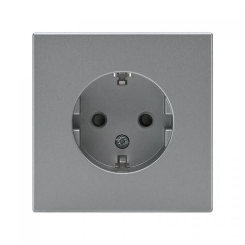 Розетка ArtGallery 16А с заземл. механизм алюм. SE GAL000343 GAL000343