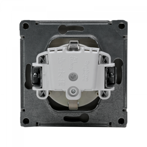 Розетка ArtGallery 16А с заземл. механизм алюм. SE GAL000343 GAL000343