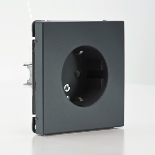 Розетка ArtGallery 16А с заземл. механизм грифель SE GAL000743 GAL000743