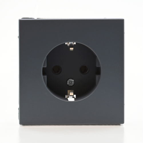 Розетка ArtGallery 16А с заземл. механизм грифель SE GAL000743 GAL000743