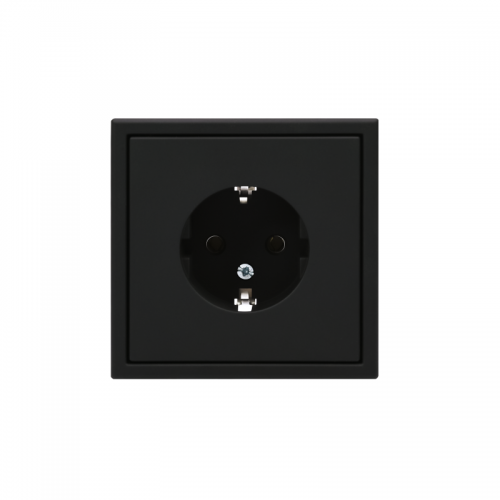 Розетка ArtGallery 16А с заземл. механизм карбон SE GAL001043 GAL001043