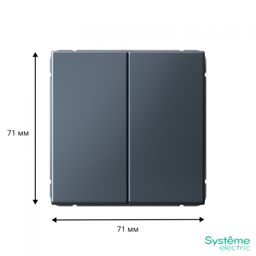 Переключатель 2-кл. ArtGallery (сх. 6/2) 10AX механизм грифель SE GAL000765 GAL000765