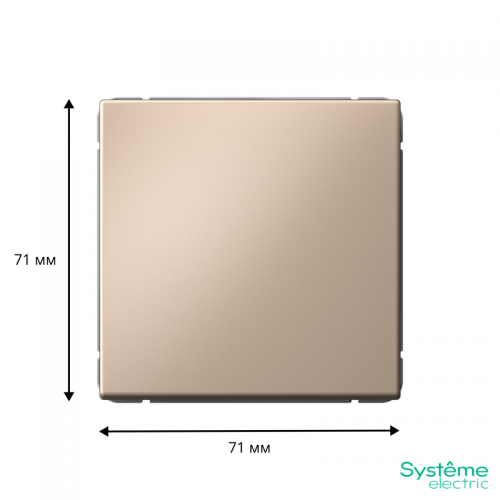 Выключатель 1-кл. ArtGallery (сх. 1) 10AX песочн. SE GAL001211 GAL001211