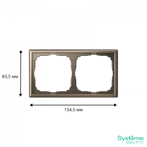 Рамка 2-м ArtGallery универс. мокко SE GAL000602 GAL000602