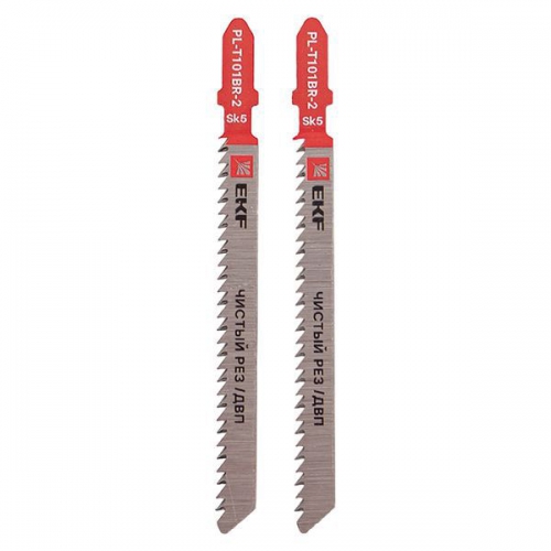 Пилка для электролобзика обратные T101BR (чистовой рез по ДВП)(SK5) (уп.2шт) Expert EKF pl-t101br-2 pl-t101br-2