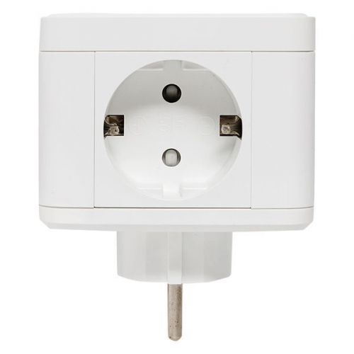 Разветвитель 3-м куб 2 гнезда 2хUSB 2.4А + тип C + ночник EKF UBA-CUB-T2-TC UBA-CUB-T2-TC