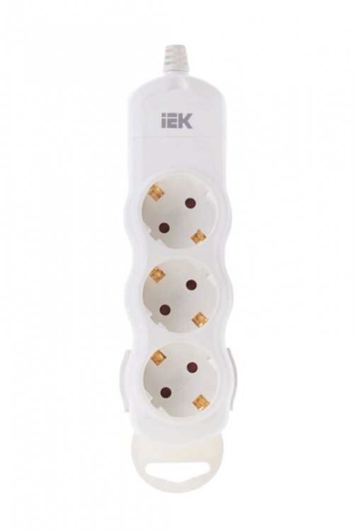 Колодка удлинителя 3-мест. с заземл. РПр03 IEK WYP10-D-KP-16-03-ZS-K01 WYP10-D-KP-16-03-ZS-K01