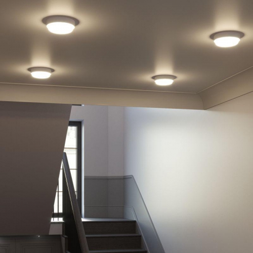 Светильник светодиодный ЖКХ ECO D140х51 8Вт 680лм 4000К IP65 круглый Gauss 126418208 126418208