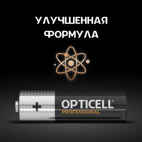 Элемент питания алкалиновый AA/LR6 (блист. 6шт) Professional Opticell 5052003 5052003