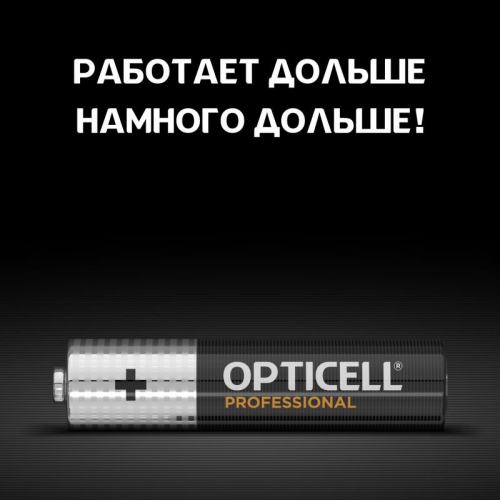 Элемент питания алкалиновый AAA/LR03 (блист. 12шт) Professional Opticell 5052006 5052006