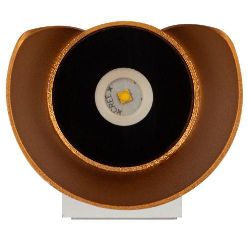 Светильник светодиодный WL42 WH+GD 10Вт 3500К IP54 для интерьера/фасадов бел./зол. Эра Б0054421 Б0054421