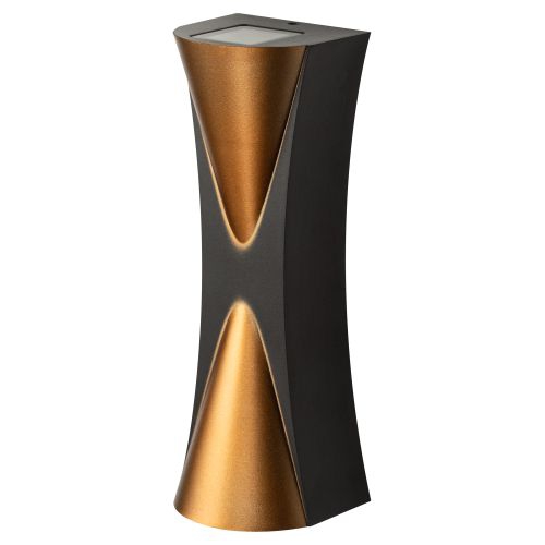 Светильник светодиодный WL43 BK+GD 6Вт 3500К для интерьера/фасадов IP54 черн./зол. Эра Б0054422 Б0054422