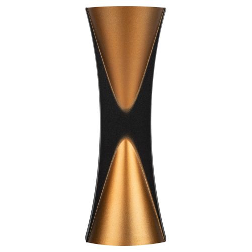 Светильник светодиодный WL43 BK+GD 6Вт 3500К для интерьера/фасадов IP54 черн./зол. Эра Б0054422 Б0054422