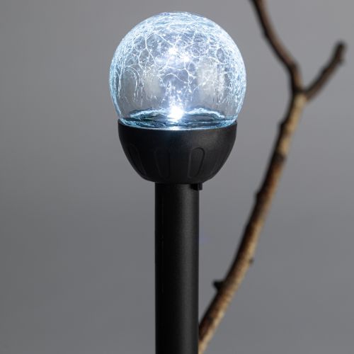 Светильник садовый Капля холодный белый высота 33см 1LED на солнечной батарее Эра Б0062363 Б0062363