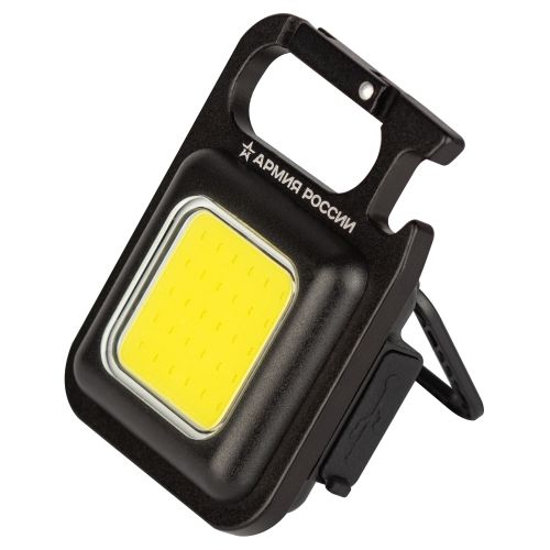 Фонарь BA-501 АРМИЯ РОССИИ брелок Чека для ключей аккумулятор. черн. Эра Б0059499 Б0059499