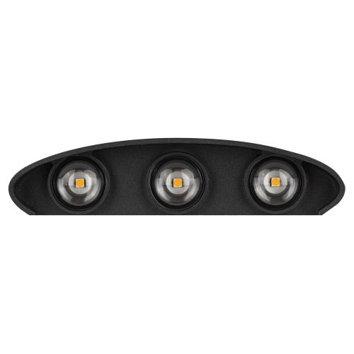 Светильник WL12 BK декор. подсветка светодиод. 6х1Вт IP54 черн. ЭРА Б0034611 Б0034611