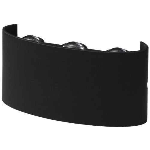 Светильник WL12 BK декор. подсветка светодиод. 6х1Вт IP54 черн. ЭРА Б0034611 Б0034611