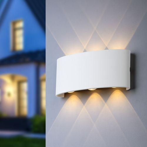 Светильник WL12 WH декор. подсветка светодиод. 6х1Вт IP54 бел. ЭРА Б0034610 Б0034610