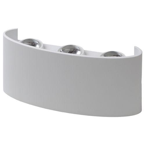 Светильник WL12 WH декор. подсветка светодиод. 6х1Вт IP54 бел. ЭРА Б0034610 Б0034610