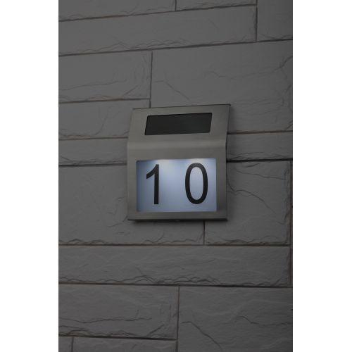 Номер дома ERAFS048-09 2LED с подсветкой солнечная батарея ЭРА Б0044249 Б0044249