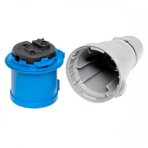 Вилка переносная 023 2Р+РЕ 32А 220В IP44 PROxima EKF ps-023-32-220-PRO ps-023-32-220-PRO