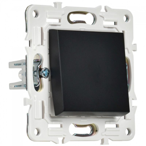 Выключатель 1-кл. SKANDY 10А SK-V01Bl черн. IEK SK-V10-0-10-K02 SK-V10-0-10-K02