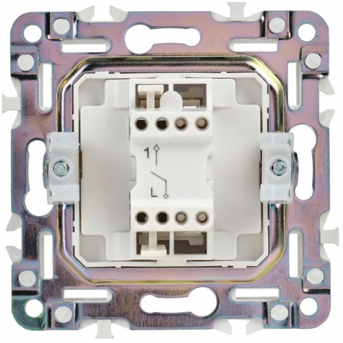 Выключатель 1-кл. SKANDY 10А SK-V01Bl черн. IEK SK-V10-0-10-K02 SK-V10-0-10-K02