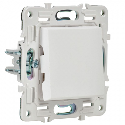 Выключатель проходной 1-кл. SKANDY 10А SK-V02W арктич. бел. IEK SK-V12-0-10-K01 SK-V12-0-10-K01