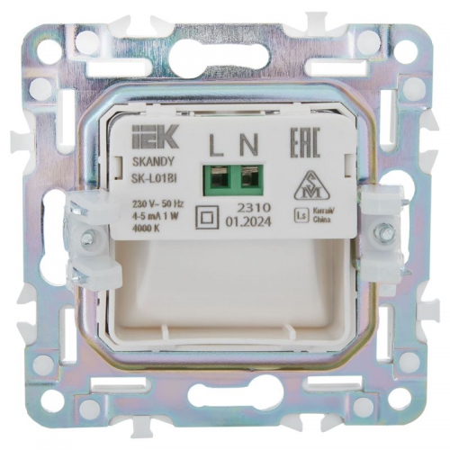 Подсветка светодиодная SKANDY встраив. SK-L01Bl черн. IEK SK-FL20-K02 SK-FL20-K02