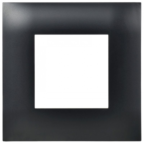 Рамка 1-м SKANDY SK-F01Bl черн. IEK SK-M12-K02 SK-M12-K02