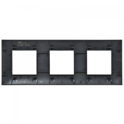 Рамка 3-м SKANDY SK-F03Bl черн. IEK SK-M32-K02 SK-M32-K02