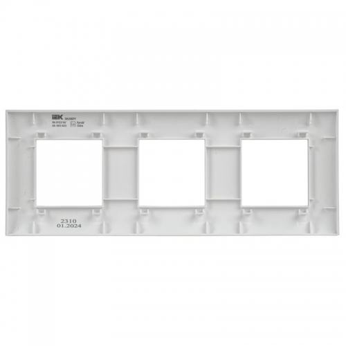 Рамка 3-м SKANDY SK-F03W арктич. бел. IEK SK-M32-K01 SK-M32-K01