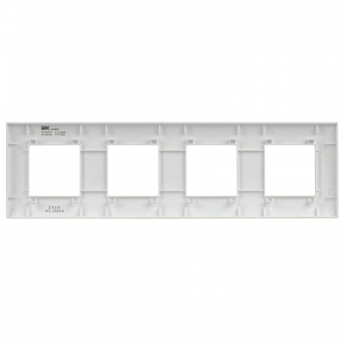 Рамка 4-м SKANDY SK-F04W арктич. бел. IEK SK-M42-K01 SK-M42-K01