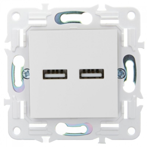Розетка USB A+A 3.1А SKANDY SK-R15W арктич. бел. IEK SK-U21-D31-K01 SK-U21-D31-K01