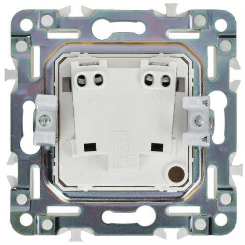 Розетка SKANDY 10А без заземл. без защ. шторок SK-R02Bl черн. IEK SK-R10-10-K02 SK-R10-10-K02