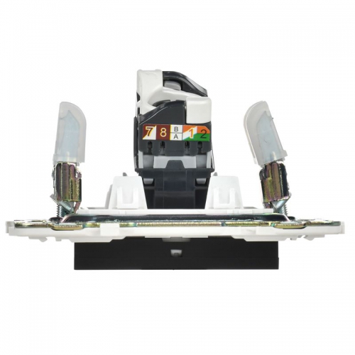 Розетка компьютерная RJ45 кат.5E SKANDY SK-K01Bl черн. IEK SK-K10-1-K02 SK-K10-1-K02