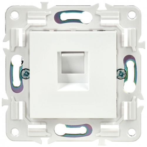 Розетка компьютерная RJ45 кат.5E SKANDY SK-K01W арктич. бел. IEK SK-K10-1-K01 SK-K10-1-K01