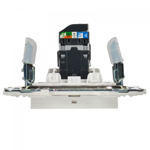 Розетка компьютерная RJ45 кат.5E SKANDY SK-K01W арктич. бел. IEK SK-K10-1-K01 SK-K10-1-K01