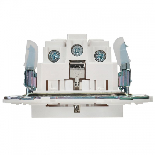 Розетка SKANDY 16А с заземл. защ. штроки б/к SK-R06W арктич. бел. IEK SK-R14-16-1-K01 SK-R14-16-1-K01