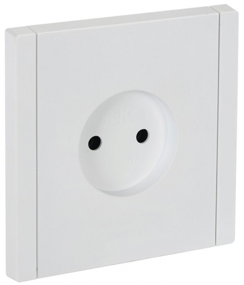Розетка СП FORTE&PIANO FP218 10А без заземл. без защ. шторок винт. крепл. бел. IEK FP-R10-10-K01 FP-R10-10-K01