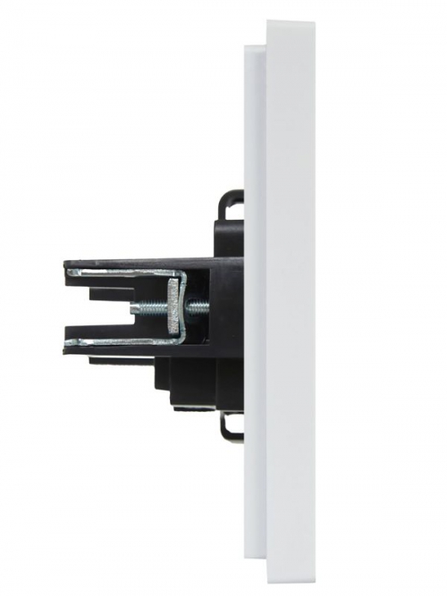 Розетка СП FORTE&PIANO FP218 10А без заземл. без защ. шторок винт. крепл. бел. IEK FP-R10-10-K01 FP-R10-10-K01