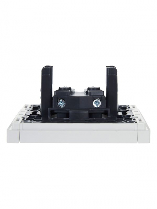 Розетка СП FORTE&PIANO FP218 10А без заземл. без защ. шторок винт. крепл. бел. IEK FP-R10-10-K01 FP-R10-10-K01