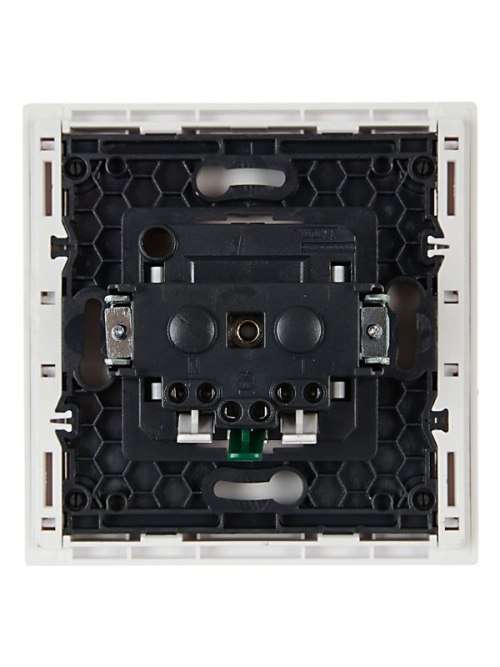 Розетка СП FORTE&PIANO FP214 16А с заземл. без защ. шторок безвинт. крепл. бел. IEK FP-R11-16-1-K01 FP-R11-16-1-K01