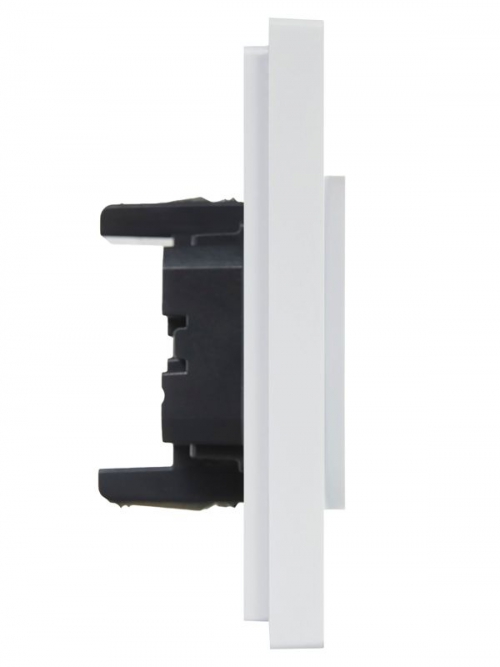 Розетка 2-м СП FORTE&PIANO FP226 10А без заземл. без защ. шторок безвинт. крепл. бел. IEK FP-R20-10-1-K01 FP-R20-10-1-K01