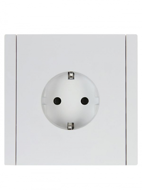 Розетка СП FORTE&PIANO FP213 16А с заземл. защ. шторки безвинт. крепл. бел. IEK FP-R14-16-1-K01 FP-R14-16-1-K01
