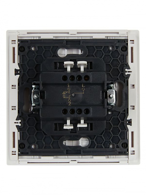 Выключатель проходной 1-кл. СП FORTE&PIANO 10А FP204 с индикацией бел. IEK FP-V12-1-10-1-K01 FP-V12-1-10-1-K01