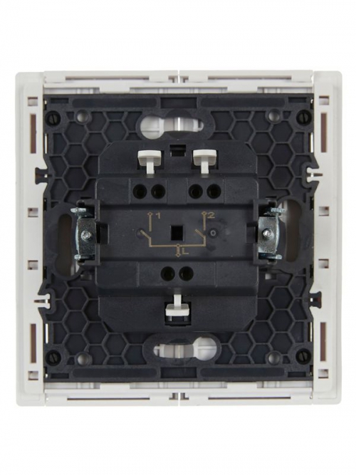 Выключатель 2-кл. СП FORTE&PIANO 10А FP205 бел. IEK FP-V20-0-10-1-K01 FP-V20-0-10-1-K01