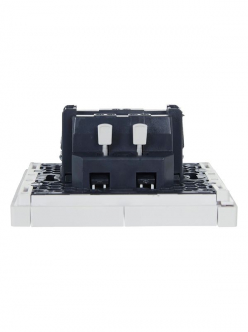 Выключатель 2-кл. СП FORTE&PIANO 10А FP206 с индикацией бел. IEK FP-V20-1-10-1-K01 FP-V20-1-10-1-K01