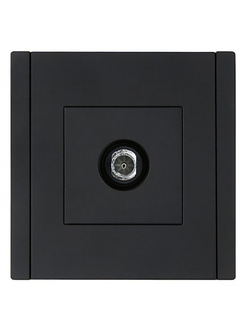 Розетка TV оконечная FORTE&PIANO FP128 черн. IEK FP-A10-O-K02 FP-A10-O-K02